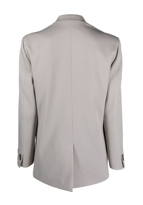 Blazer doppiopetto sartoriale in grigio - donna MM6 MAISON MARGIELA | S52BN0130S47848858